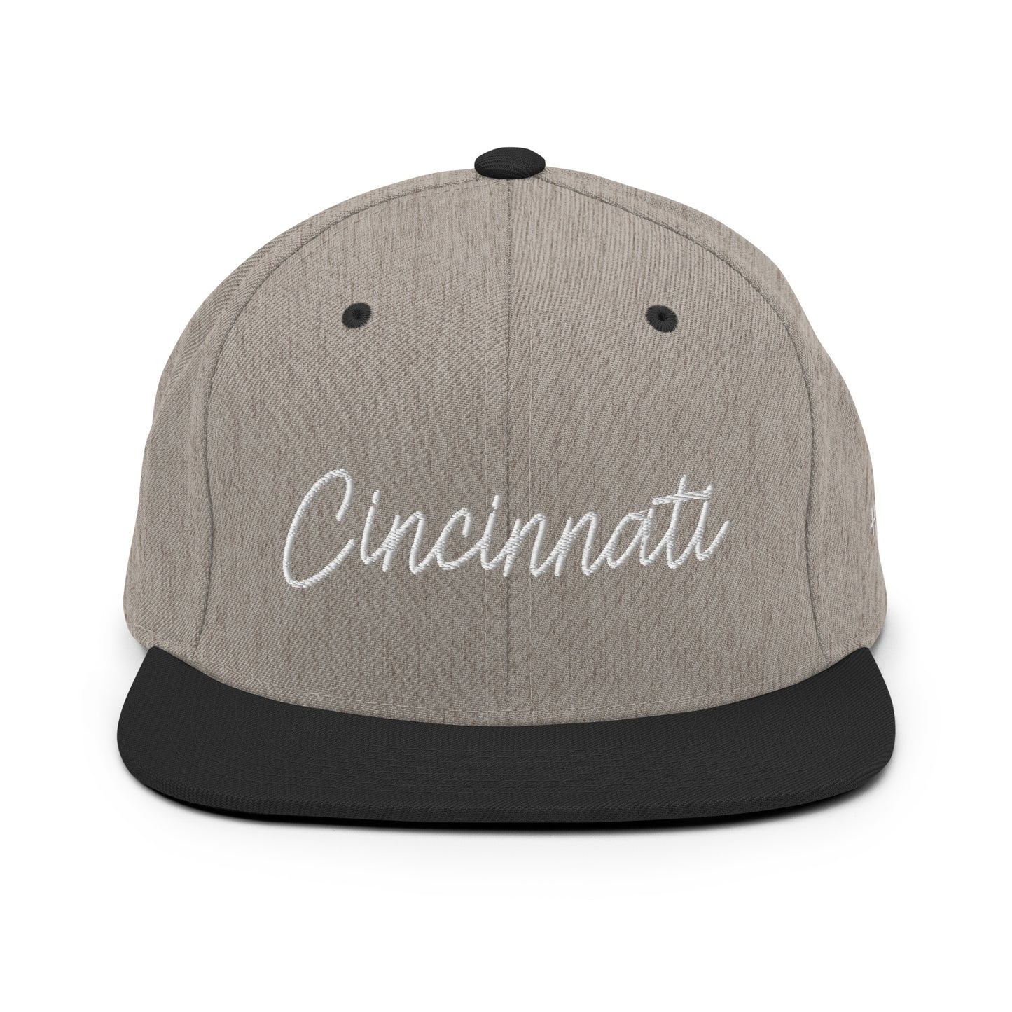 Cincinnati Retro Script 6 Panel Snapback Hat