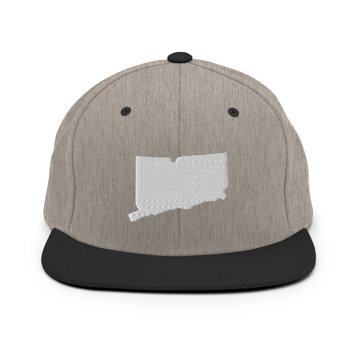 Connecticut State Silhouette 6 Panel Snapback Hat