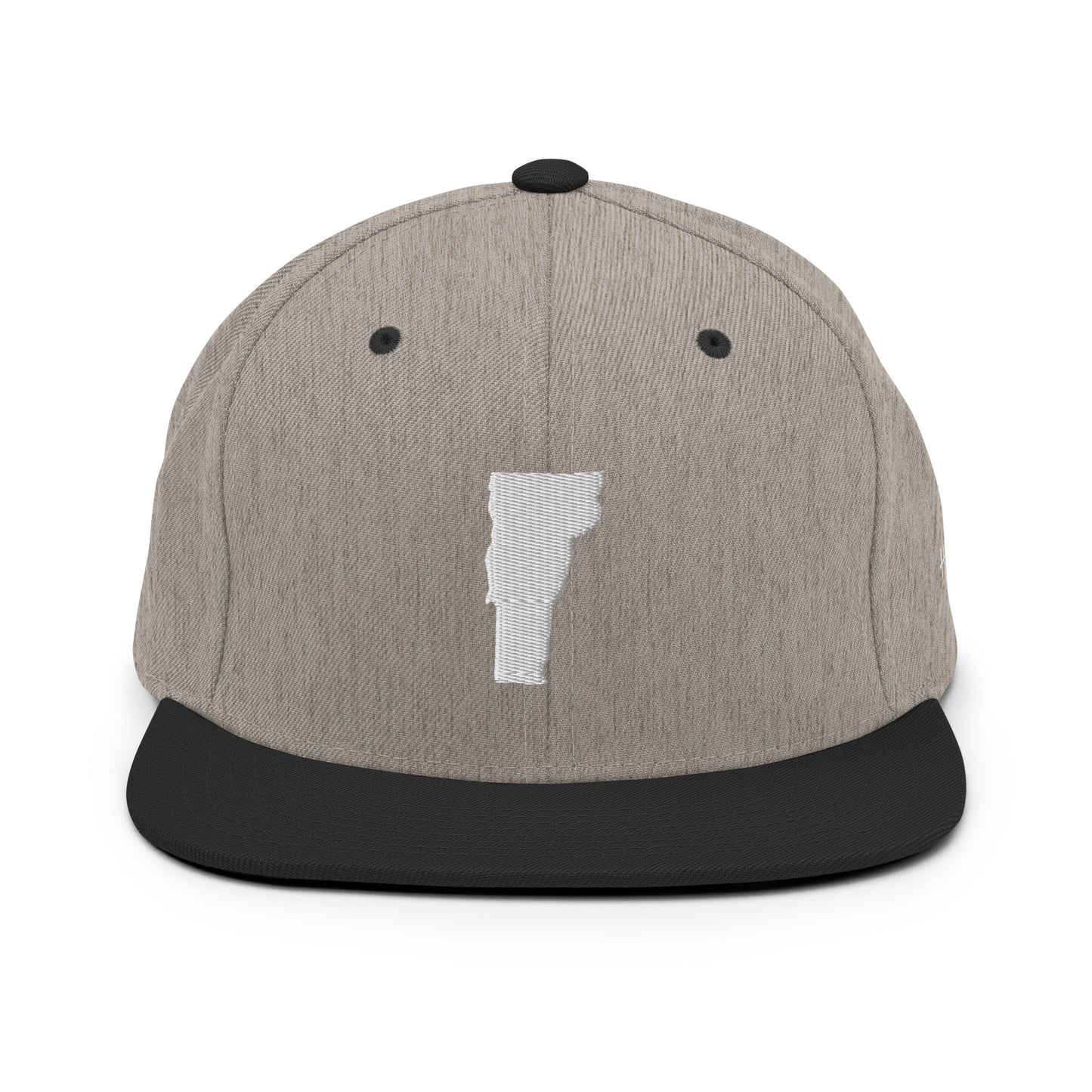 Vermont State Silhouette 6 Panel Snapback Hat