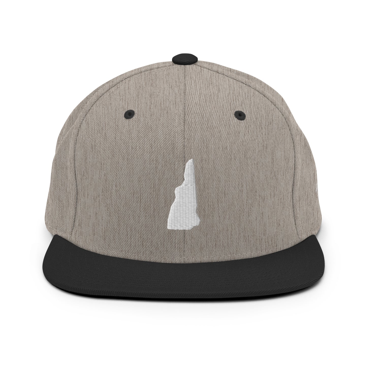 New Hampshire State Silhouette 6 Panel Snapback Hat
