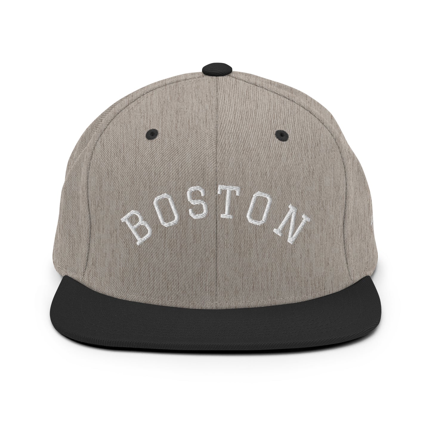 Boston Arch 6 Panel Snapback Hat