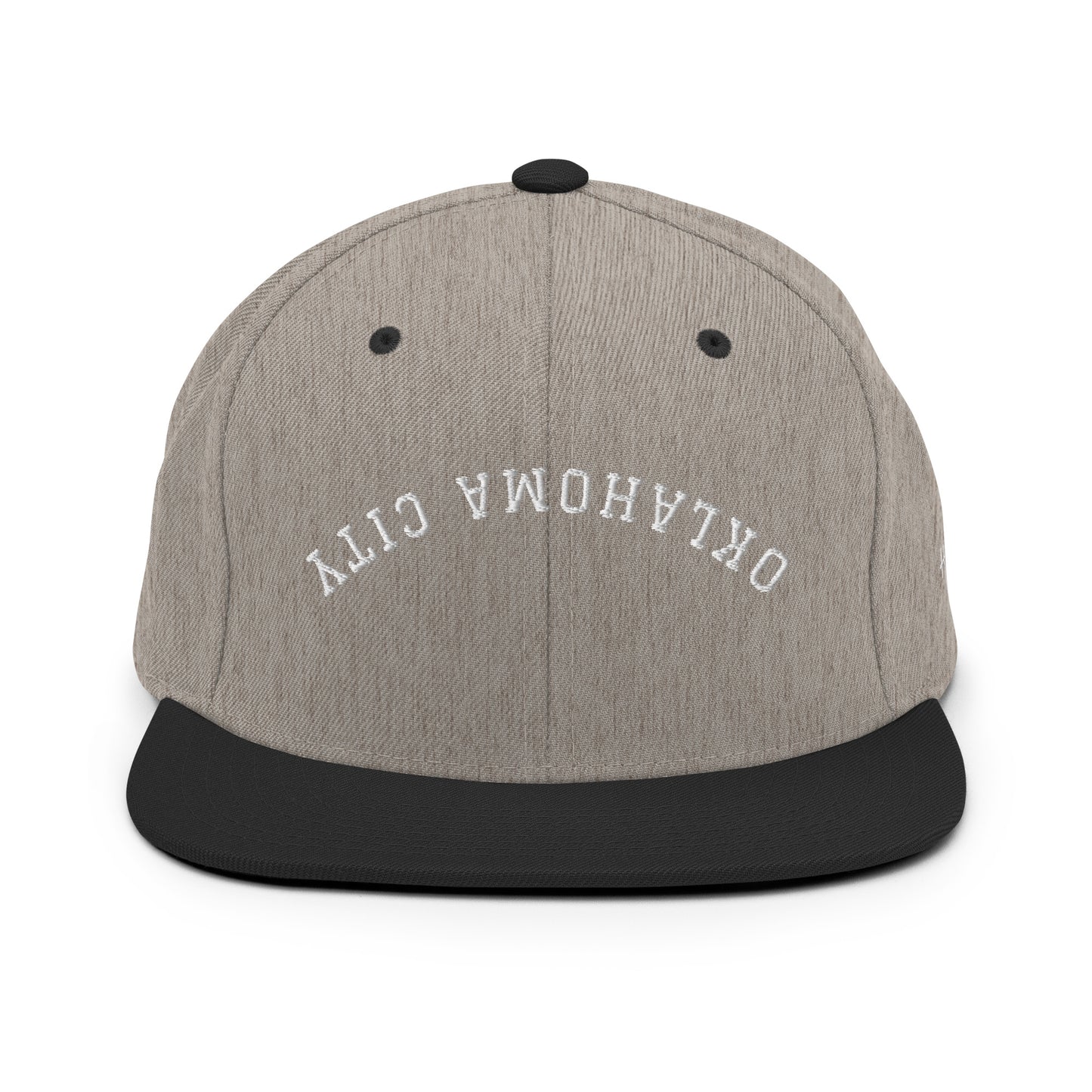 Oklahoma City Upside Down Arch 6 Panel Snapback Hat