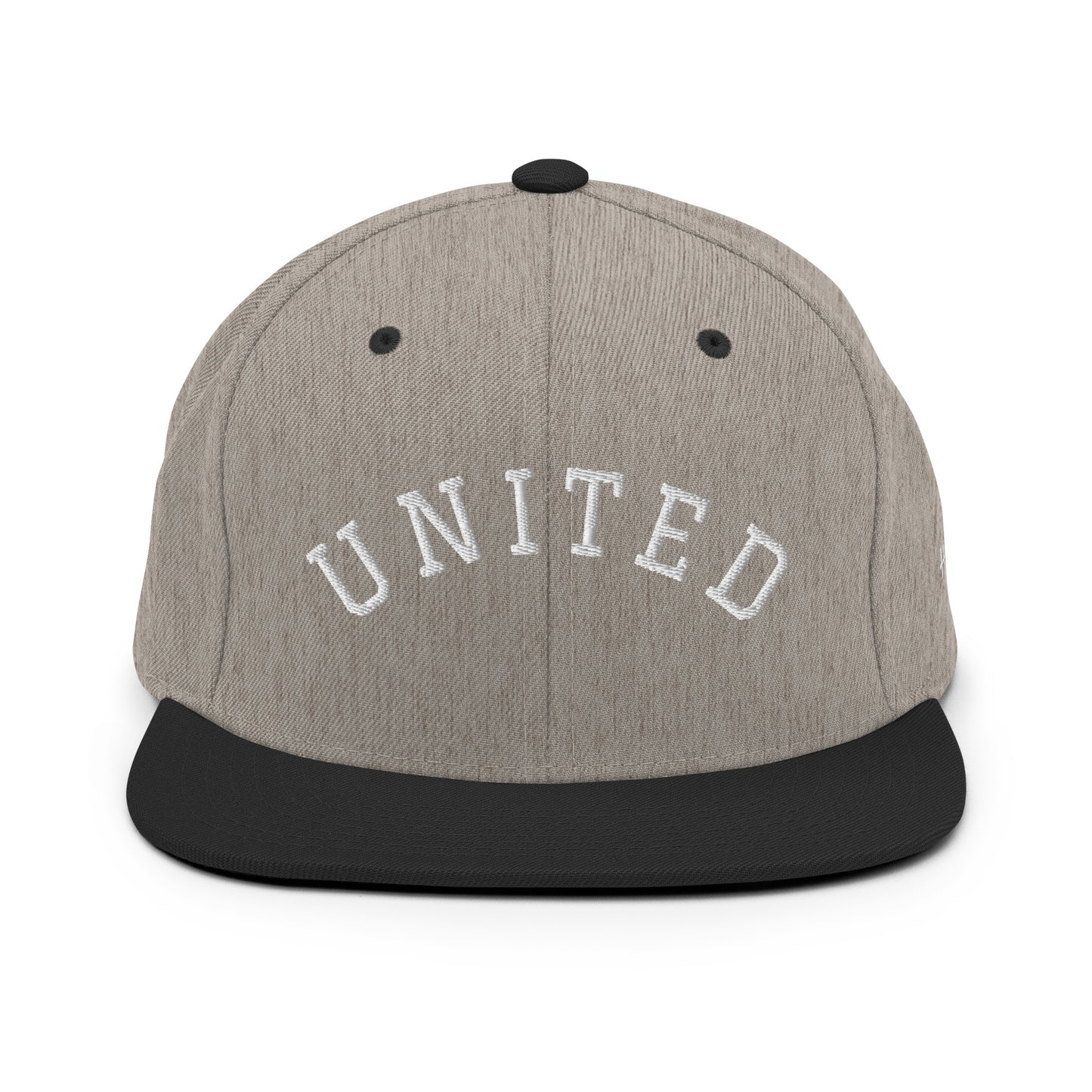 United States USA "United" Arch 6 Panel Snapback Hat