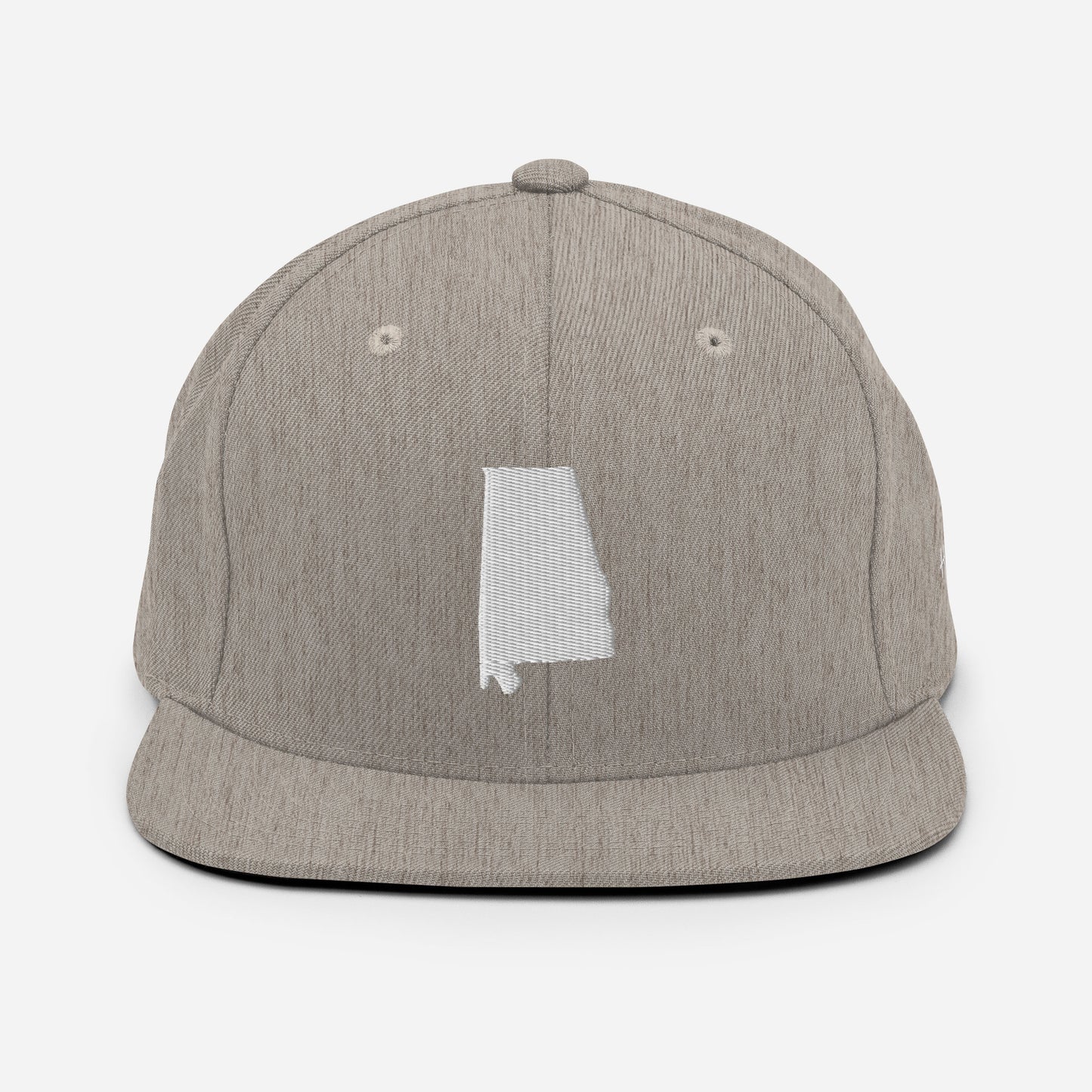Alabama State Silhouette 6 Panel Snapback Hat