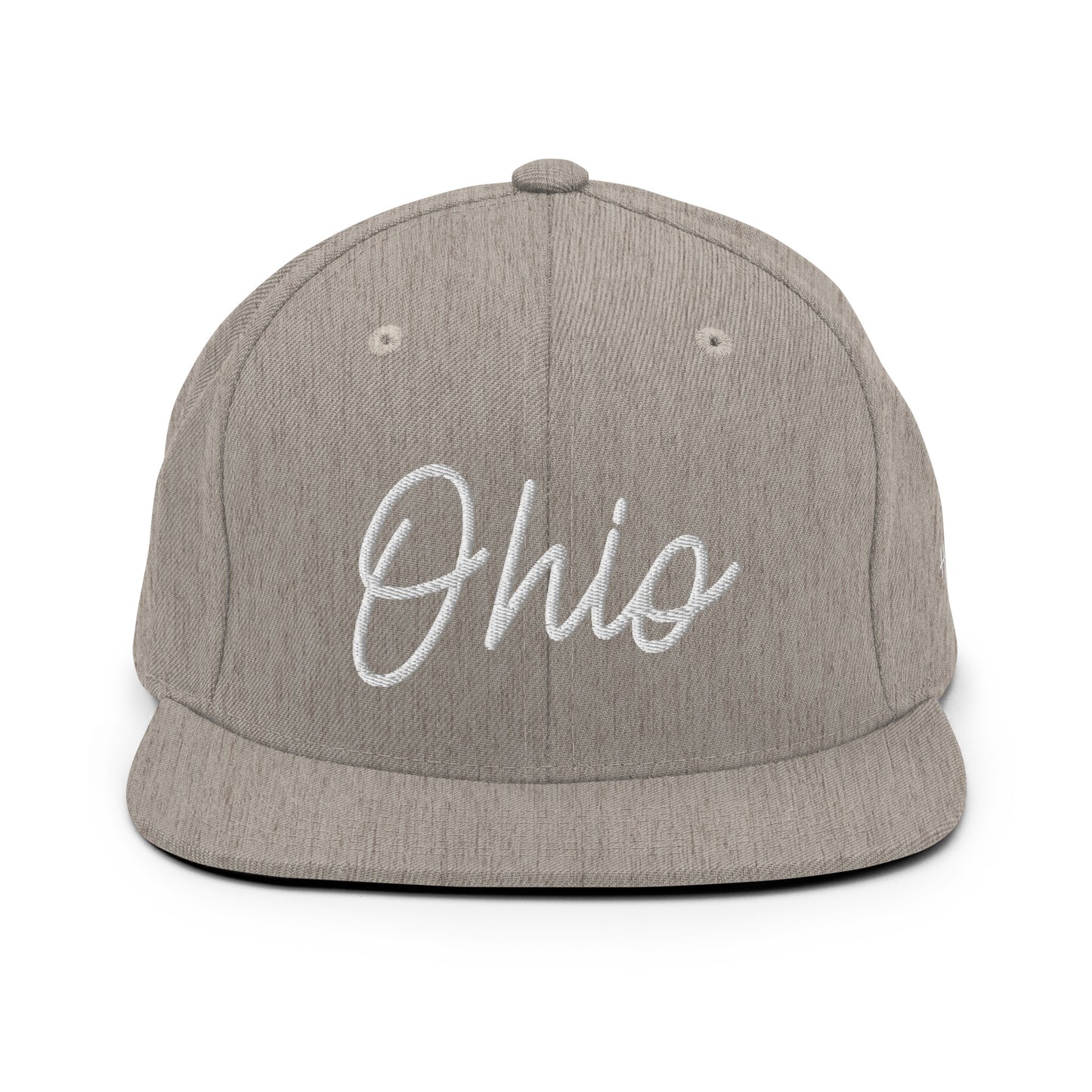 Ohio Retro Script 6 Panel Snapback Hat