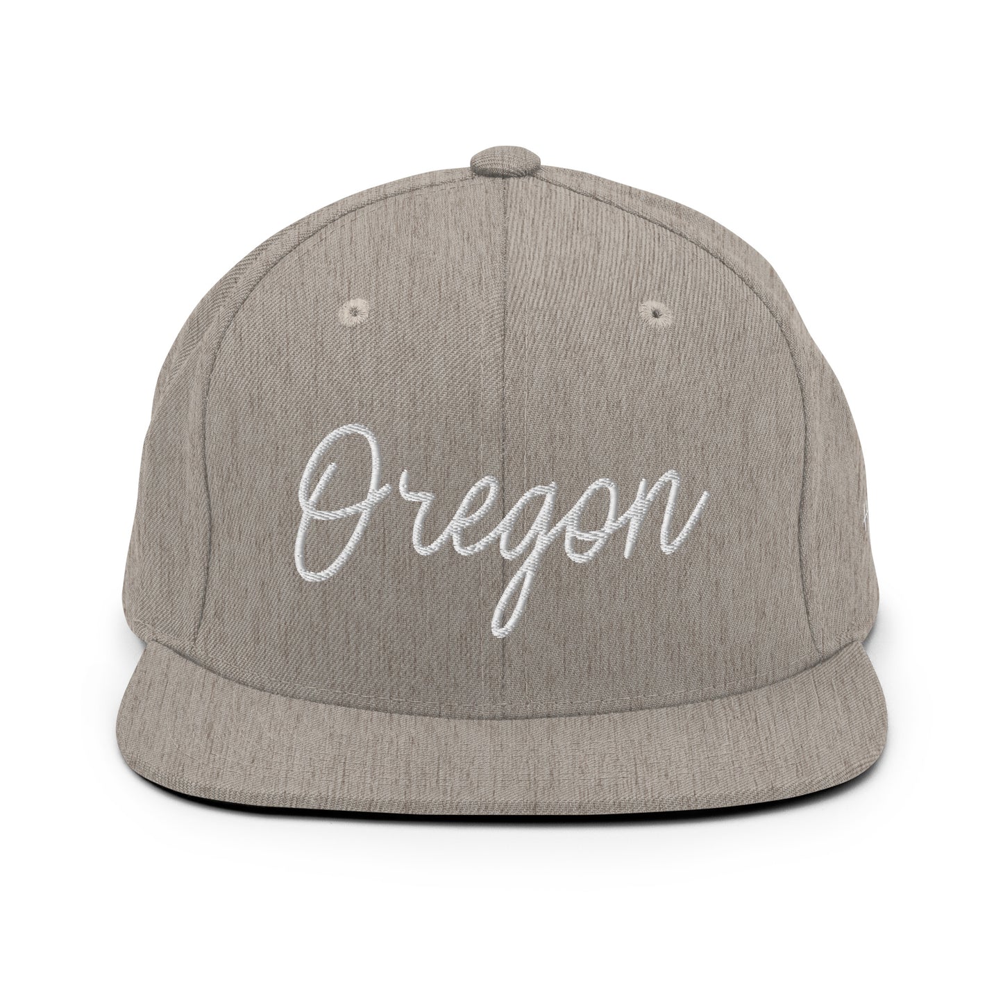 Oregon Retro Script 6 Panel Snapback Hat