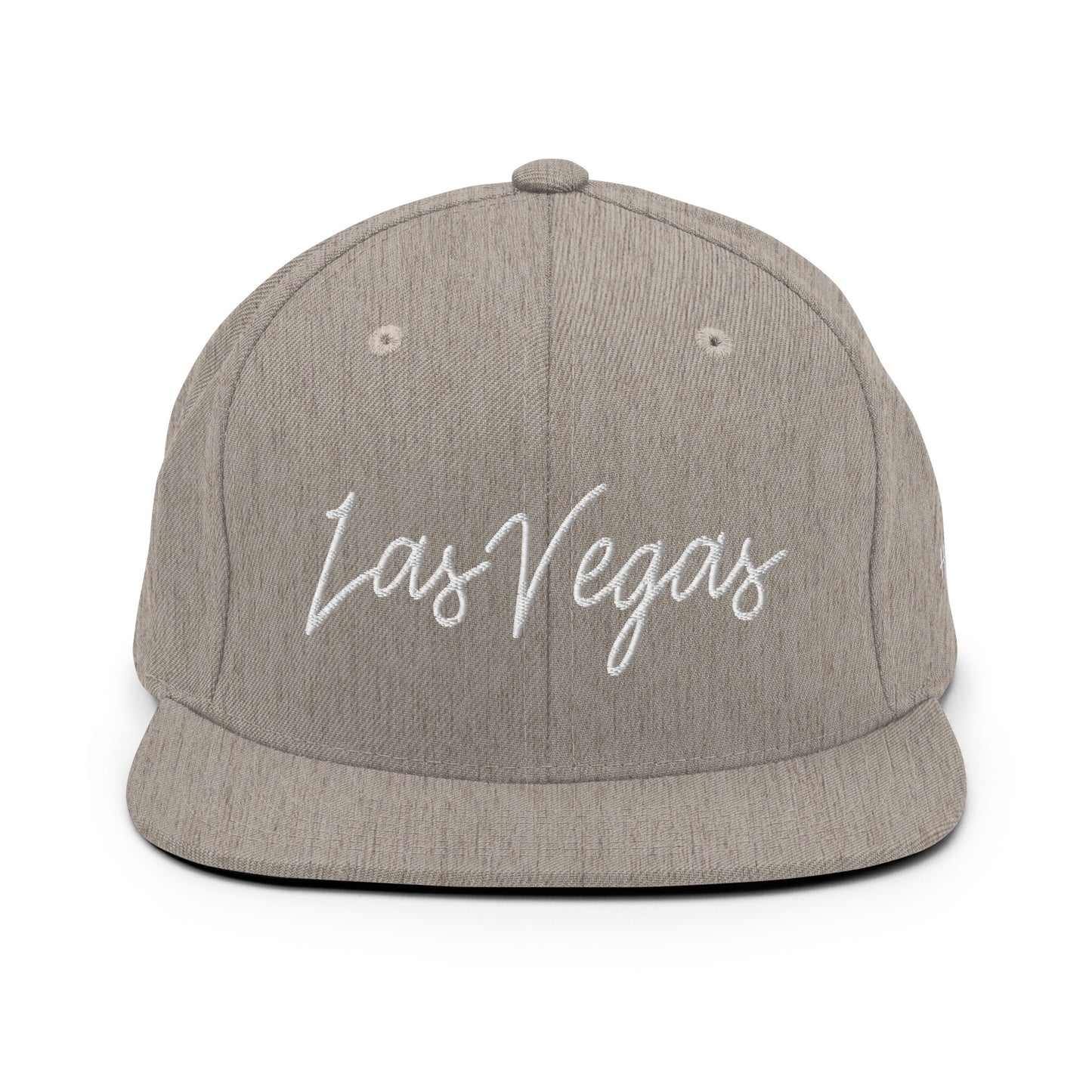 Las Vegas Retro Script 6 Panel Snapback Hat