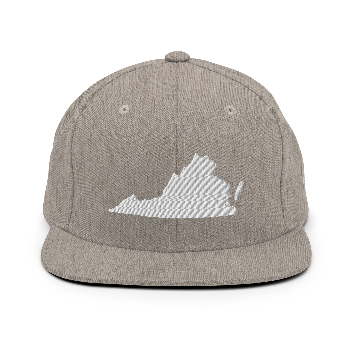 Virginia State Silhouette 6 Panel Snapback Hat