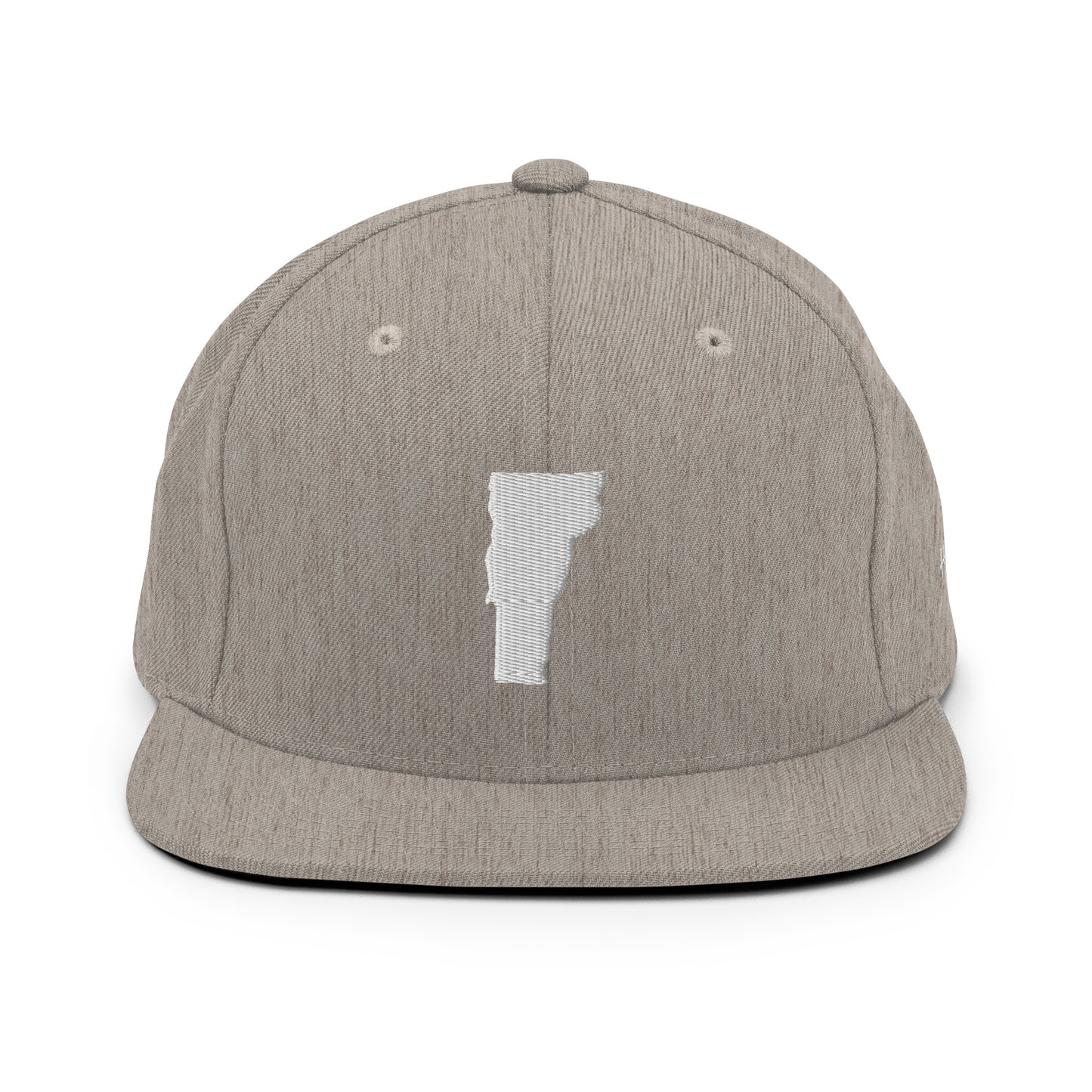 Vermont State Silhouette 6 Panel Snapback Hat