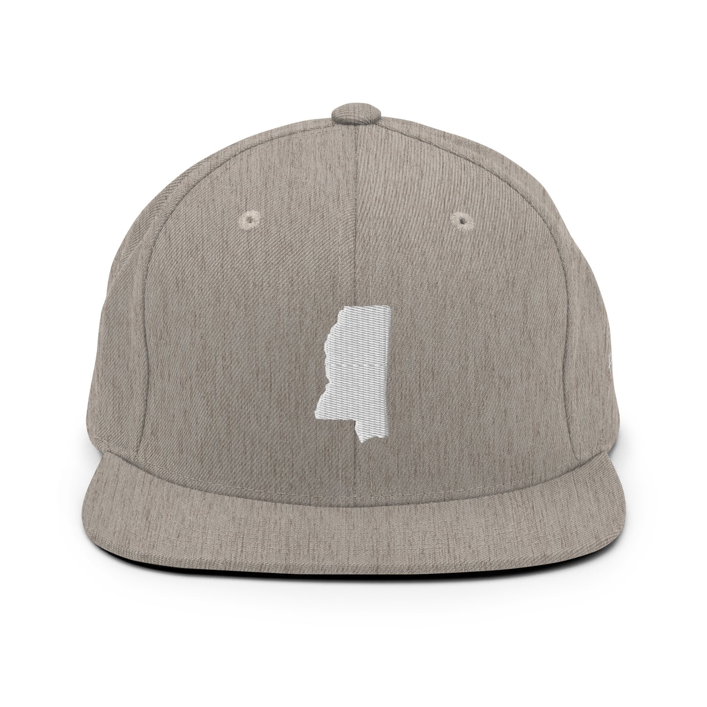 Mississippi State Silhouette 6 Panel Snapback Hat