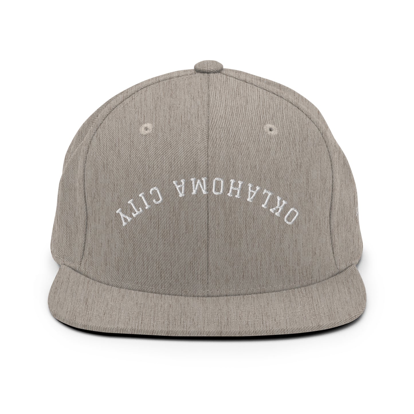Oklahoma City Upside Down Arch 6 Panel Snapback Hat