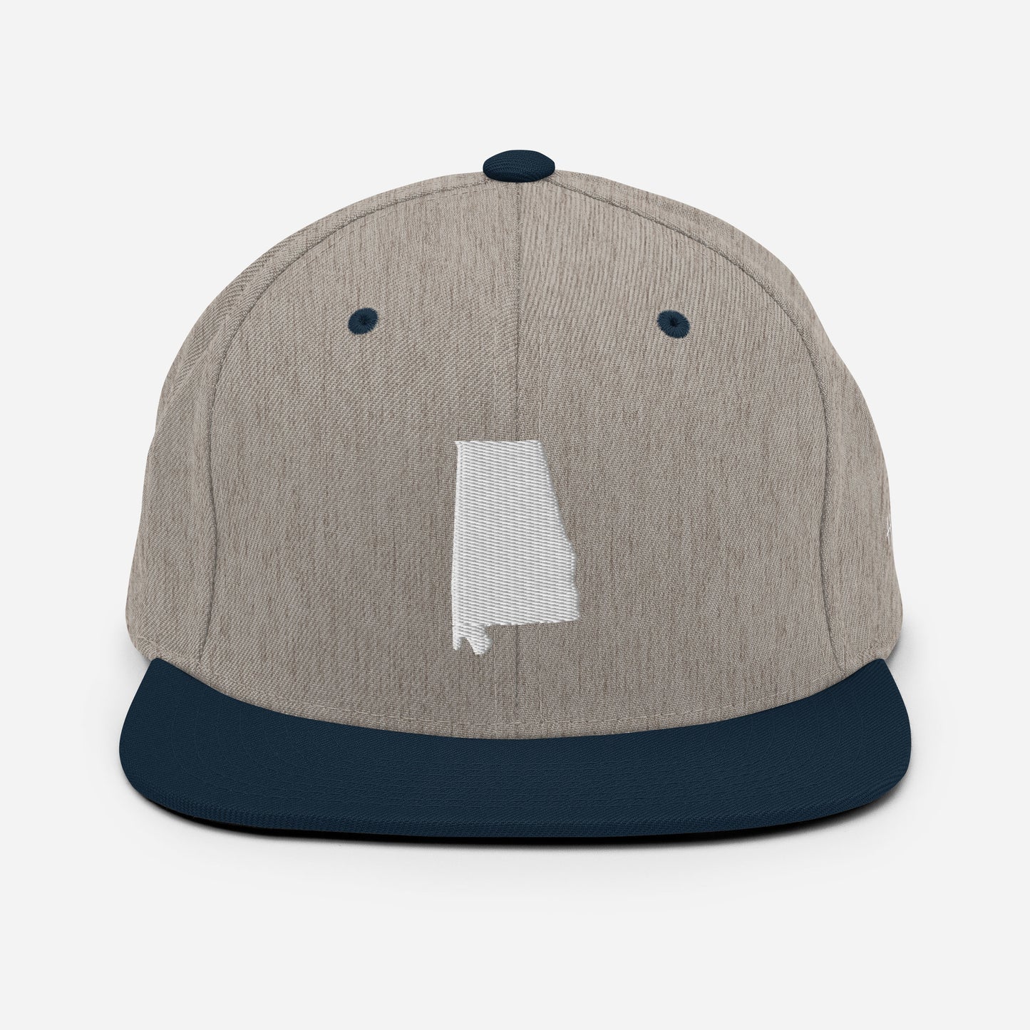 Alabama State Silhouette 6 Panel Snapback Hat