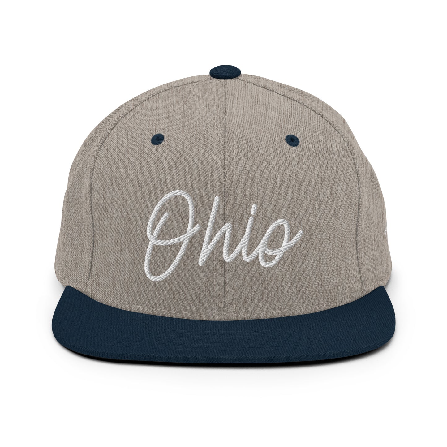 Ohio Retro Script 6 Panel Snapback Hat