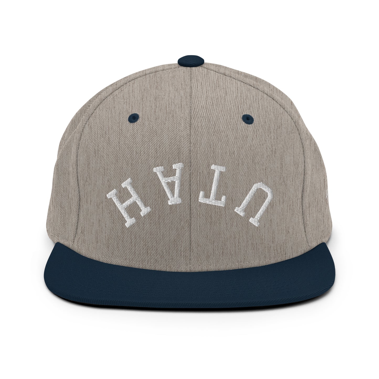 Utah Upside Down Arch 6 Panel Snapback Hat