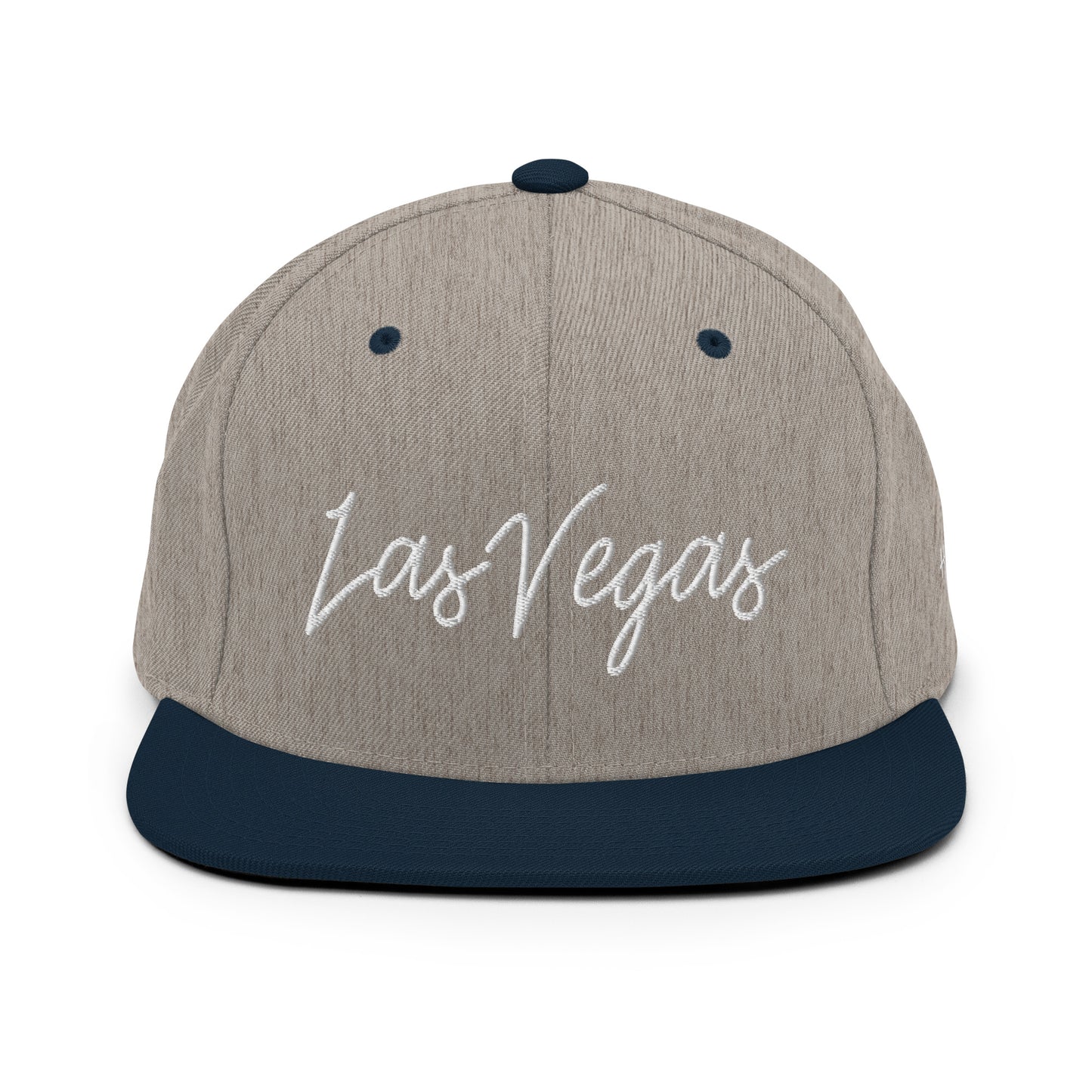 Las Vegas Retro Script 6 Panel Snapback Hat