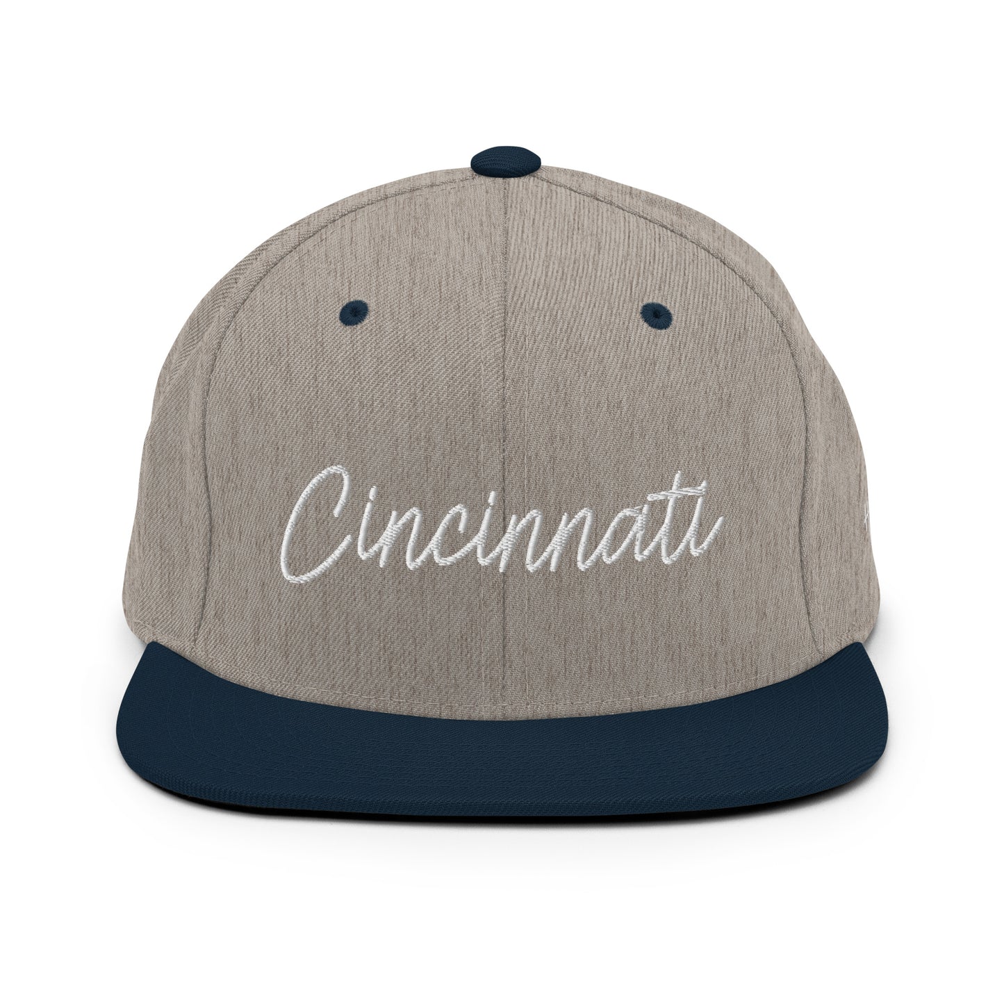 Cincinnati Retro Script 6 Panel Snapback Hat