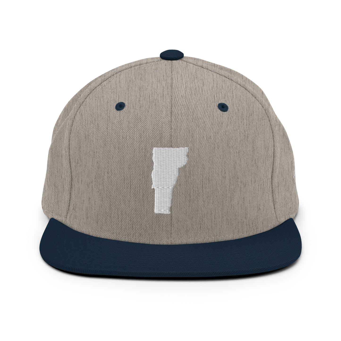 Vermont State Silhouette 6 Panel Snapback Hat