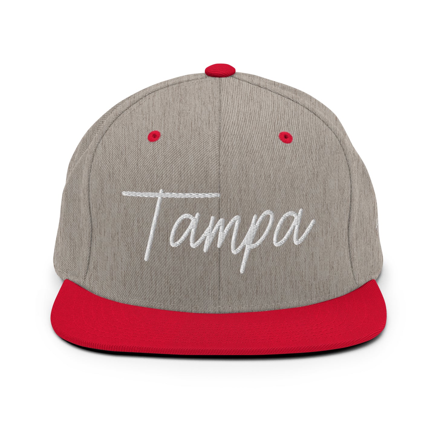 Tampa Retro Script 6 Panel Snapback Hat