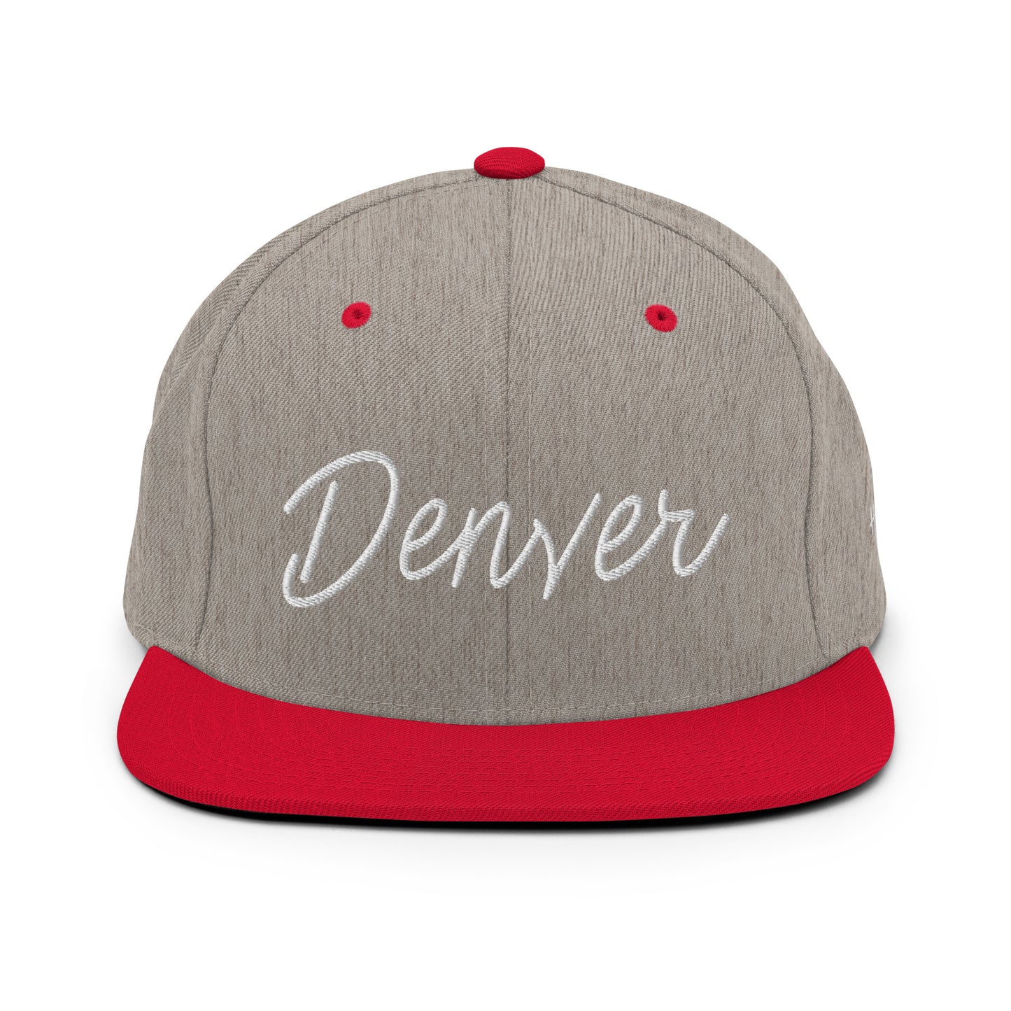 Denver Retro Script 6 Panel Snapback Hat