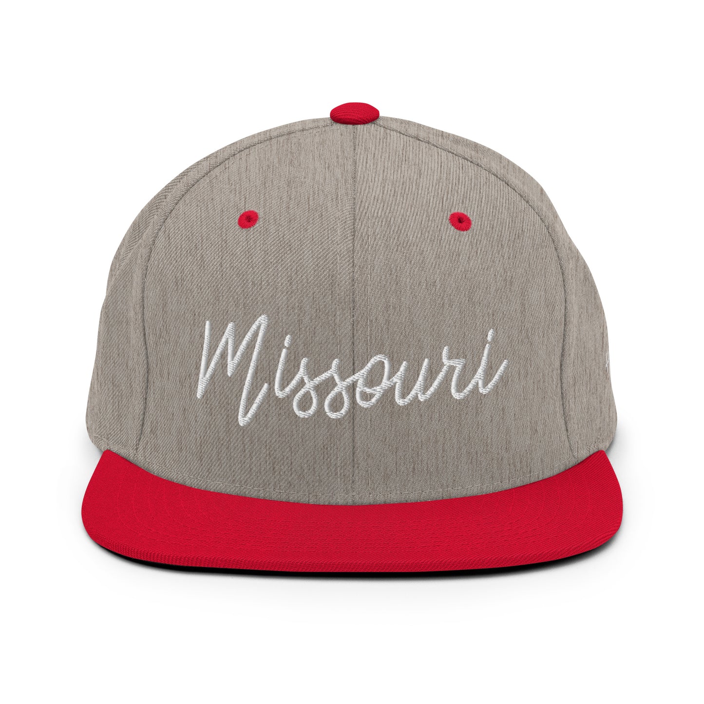Missouri Retro Script 6 Panel Snapback Hat