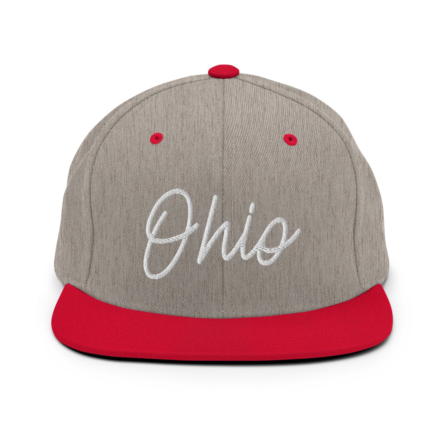 Ohio Retro Script 6 Panel Snapback Hat