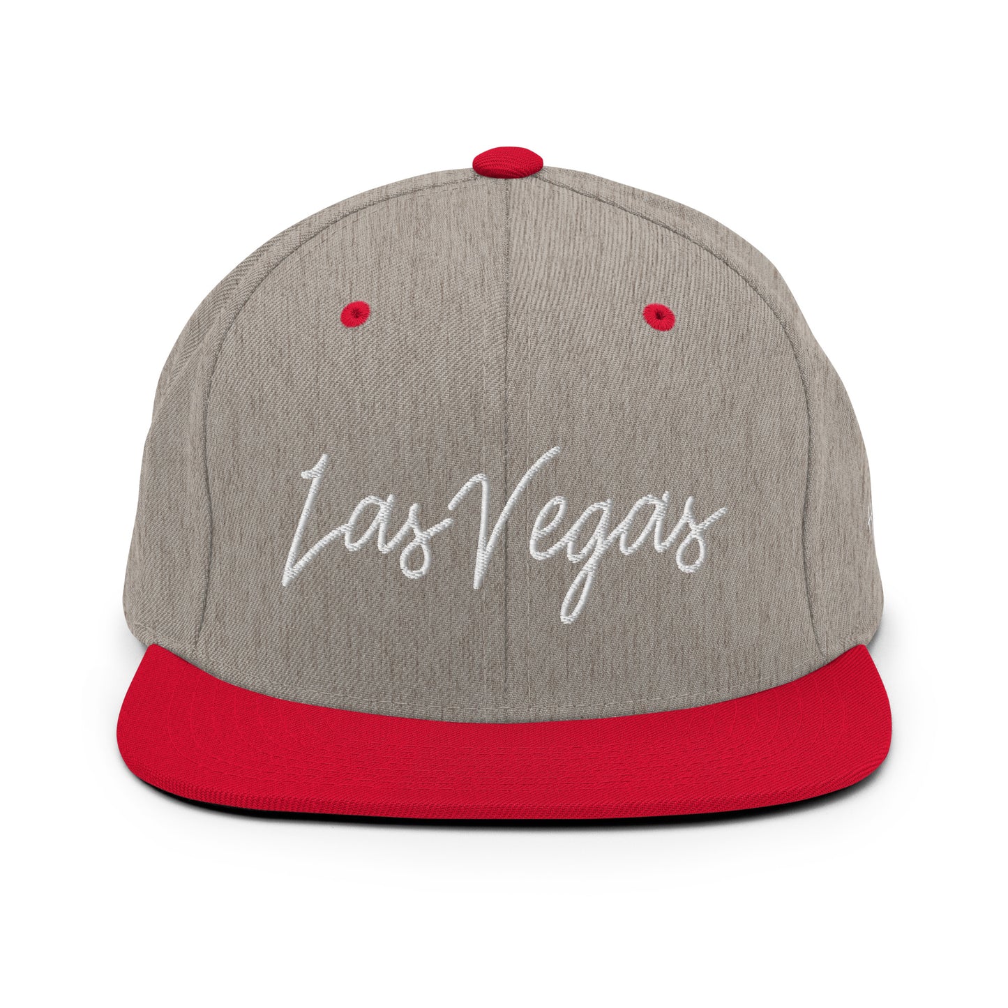 Las Vegas Retro Script 6 Panel Snapback Hat