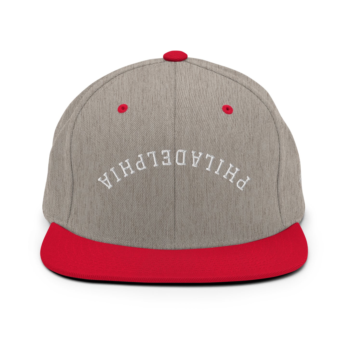 Philadelphia Upside Down Arch 6 Panel Snapback Hat