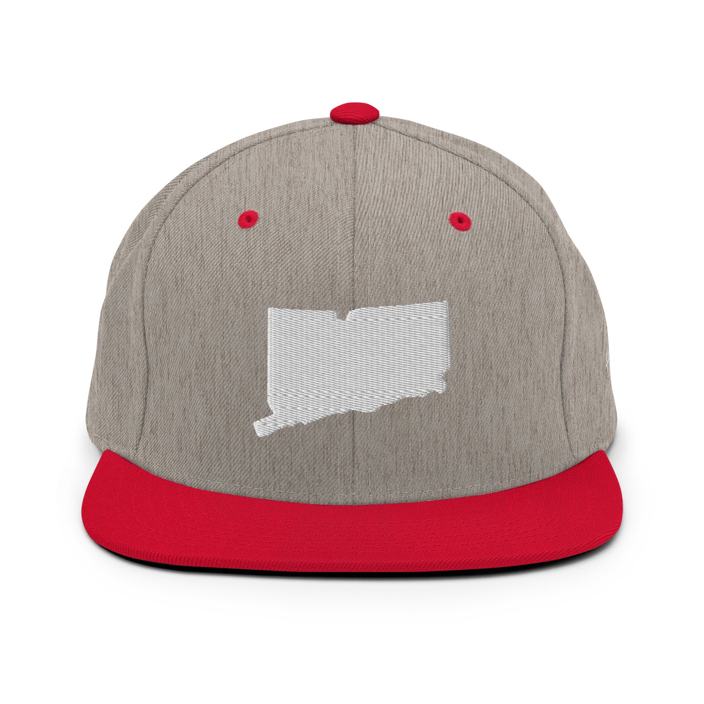 Connecticut State Silhouette 6 Panel Snapback Hat