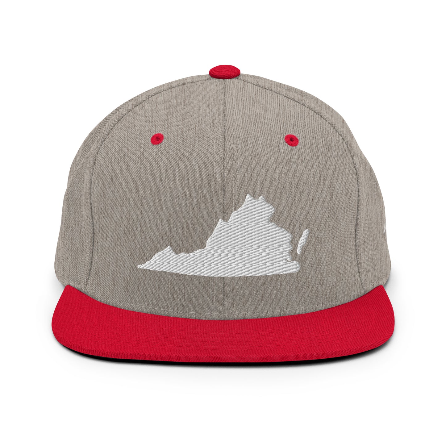 Virginia State Silhouette 6 Panel Snapback Hat