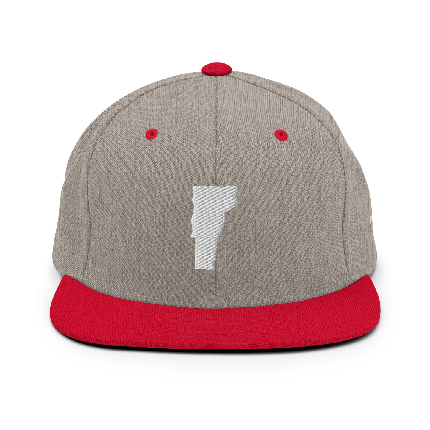 Vermont State Silhouette 6 Panel Snapback Hat