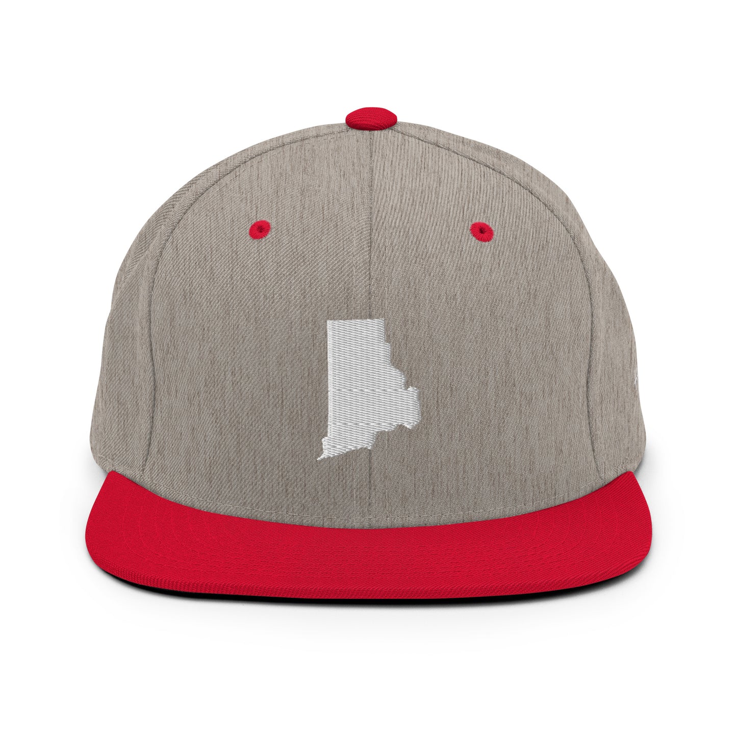 Rhode Island State Silhouette 6 Panel Snapback Hat