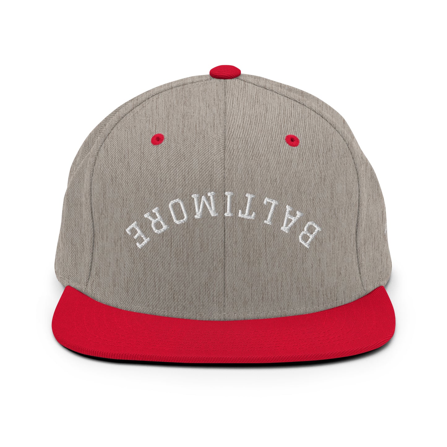 Baltimore Upside Down Arch 6 Panel Snapback Hat