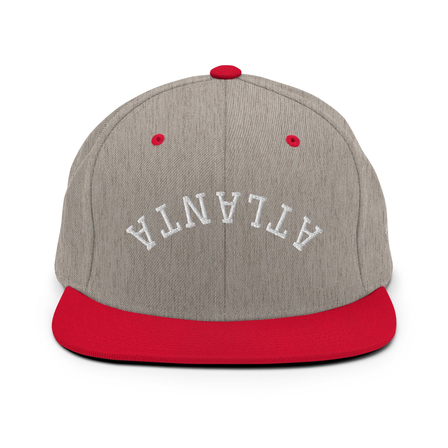 Atlanta Upside Down Arch 6 Panel Snapback Hat