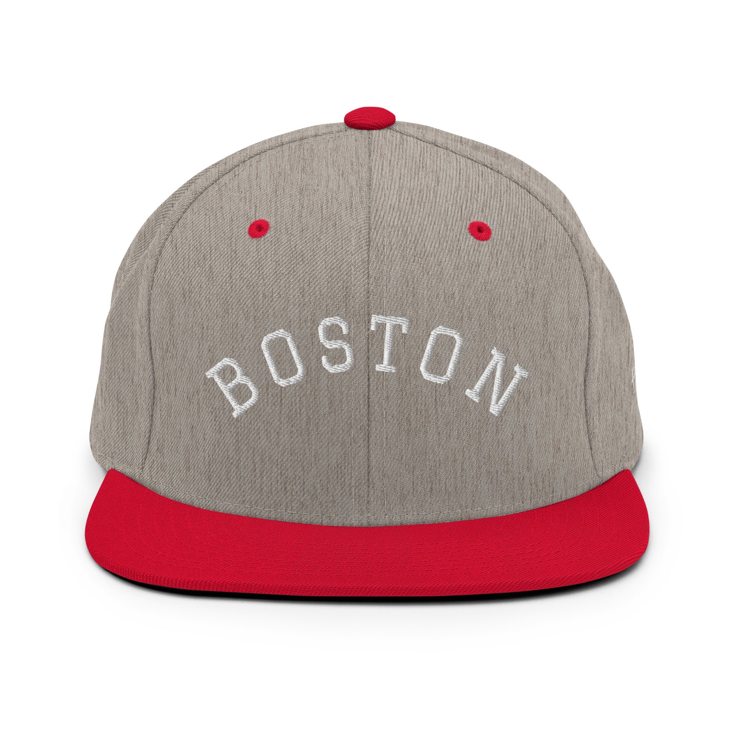 Boston Arch 6 Panel Snapback Hat