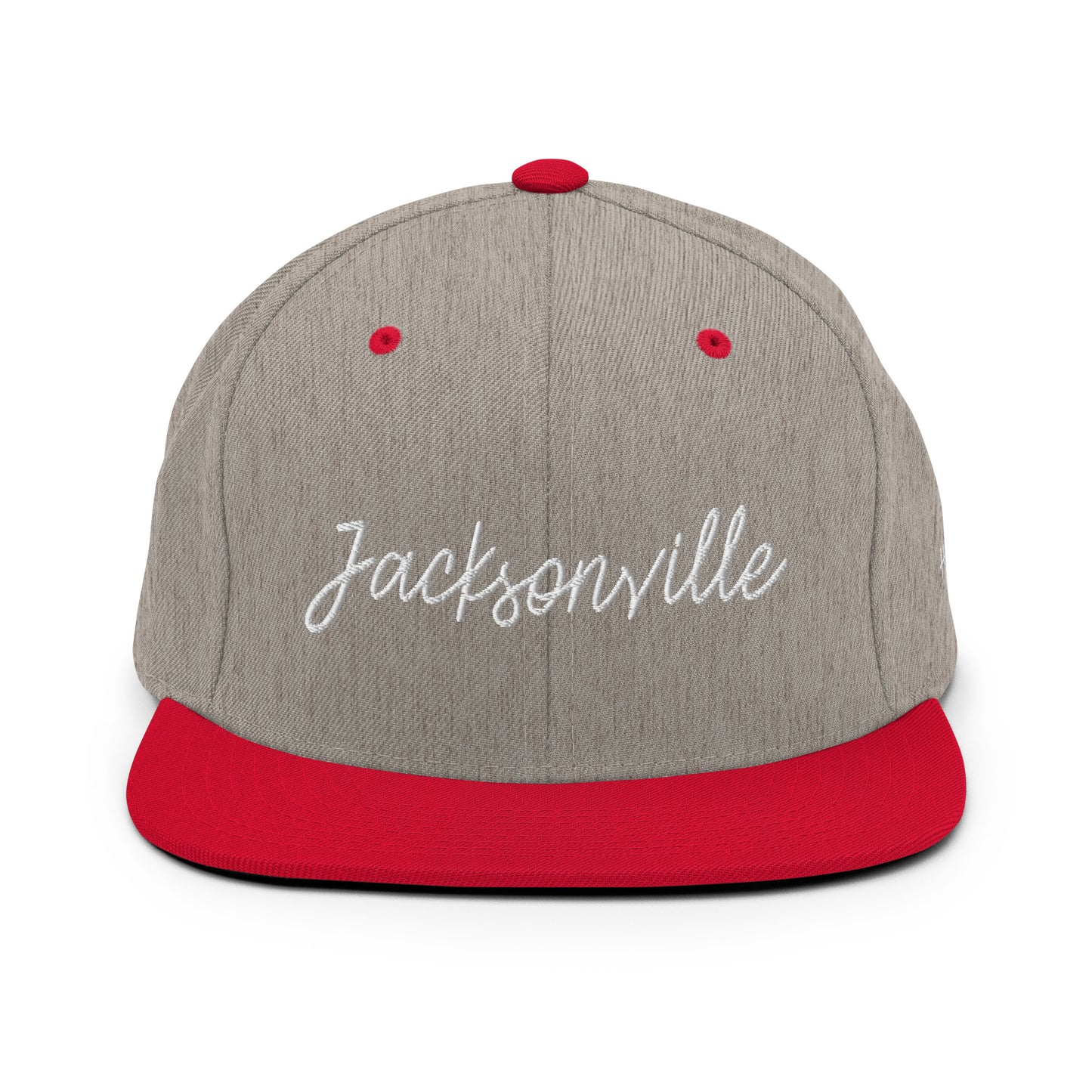 Jacksonville Retro Script 6 Panel Snapback Hat