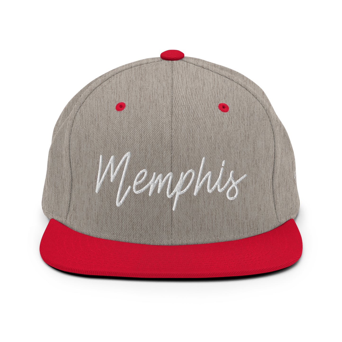 Memphis Retro Script 6 Panel Snapback Hat