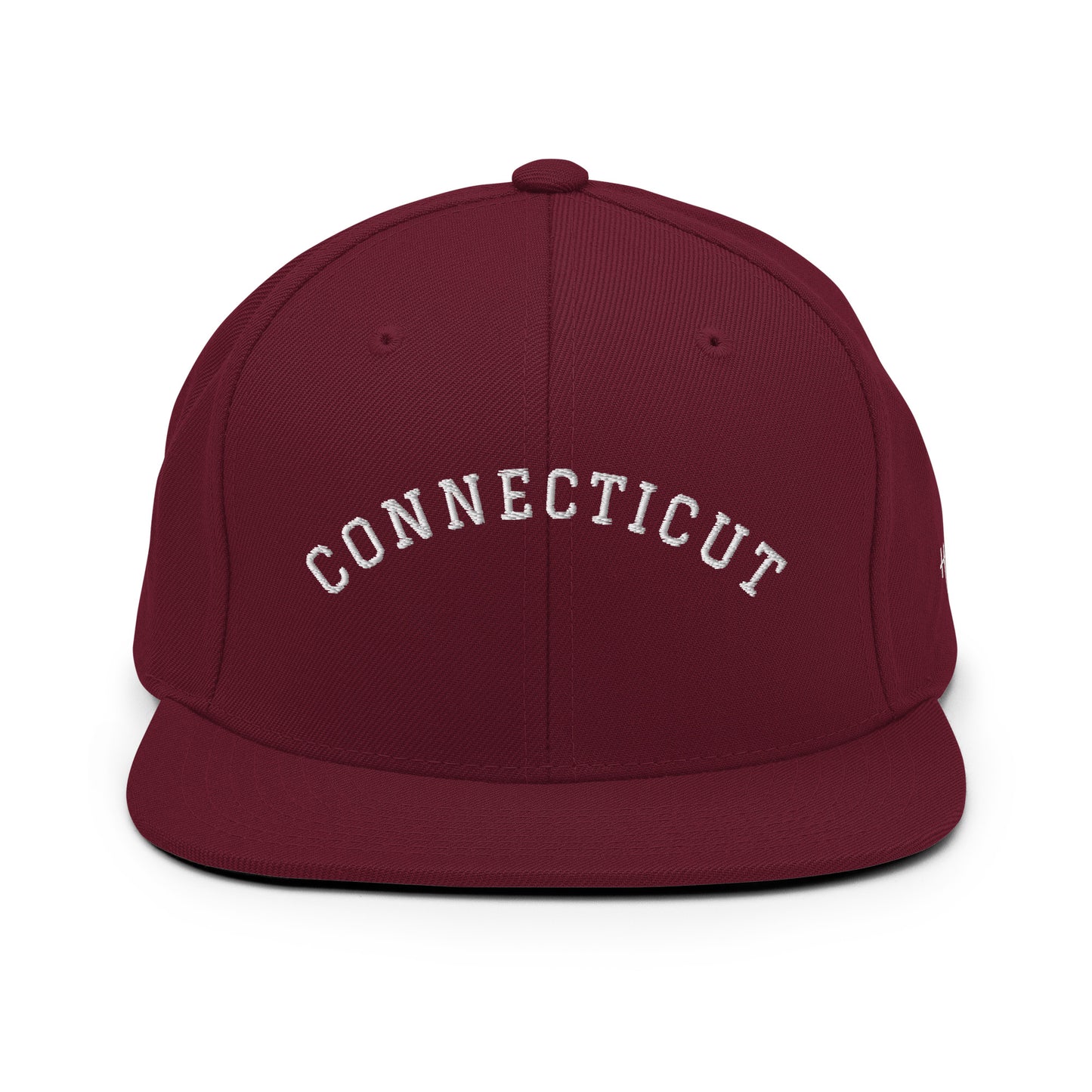 Connecticut Arch 6 Panel Snapback Hat