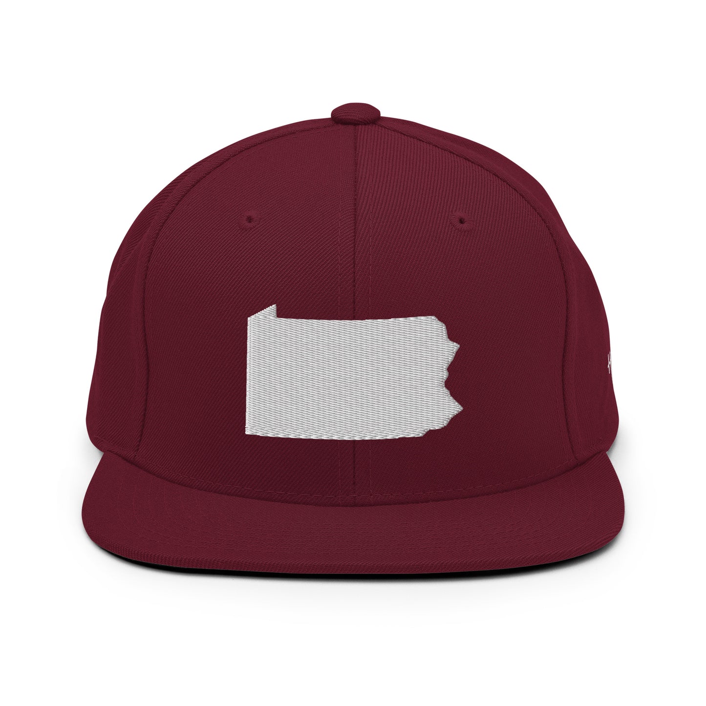 Pennsylvania State Silhouette 6 Panel Snapback Hat