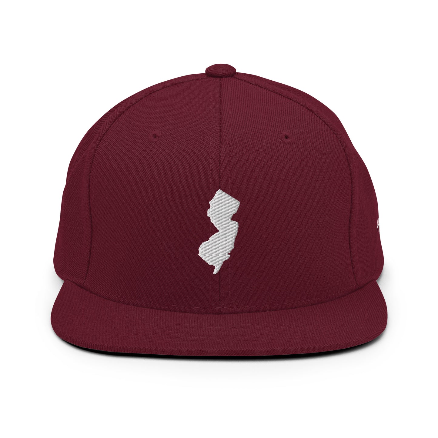 New Jersey State Silhouette 6 Panel Snapback Hat