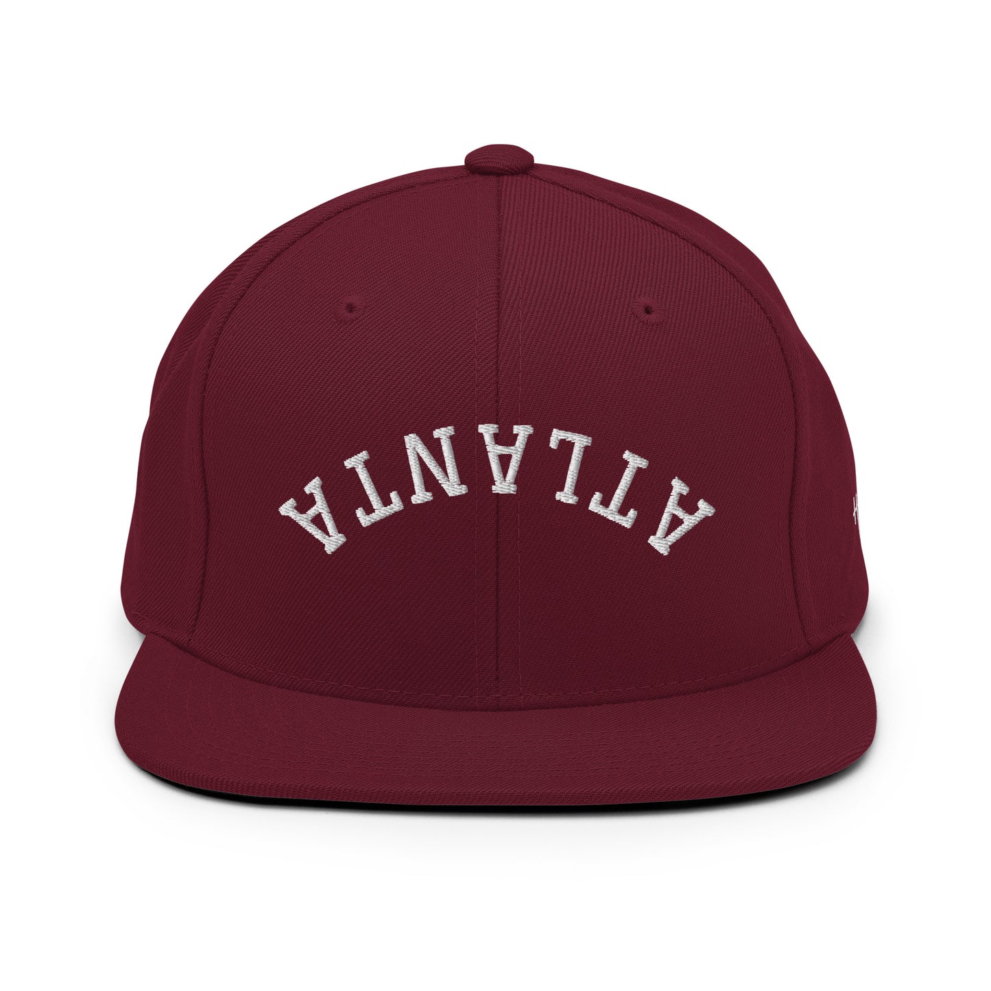 Atlanta Upside Down Arch 6 Panel Snapback Hat