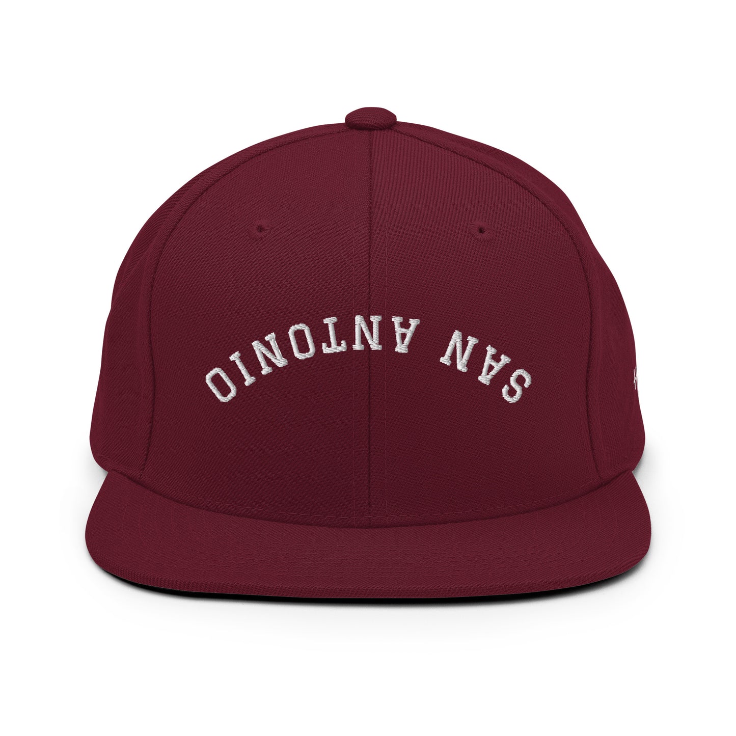 San Antonio Upside Down Arch 6 Panel Snapback Hat