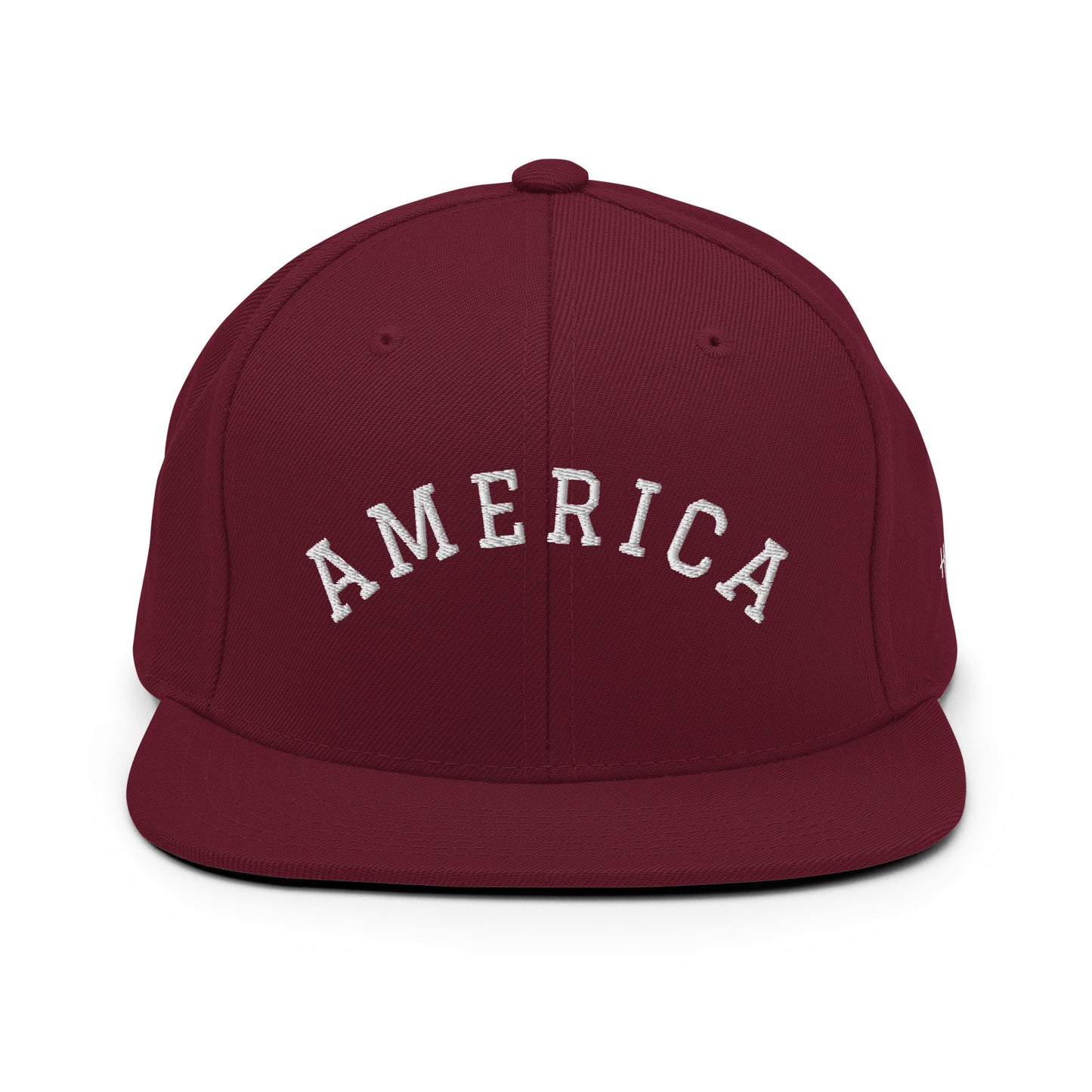 United States USA "America" Arch 6 Panel Snapback Hat