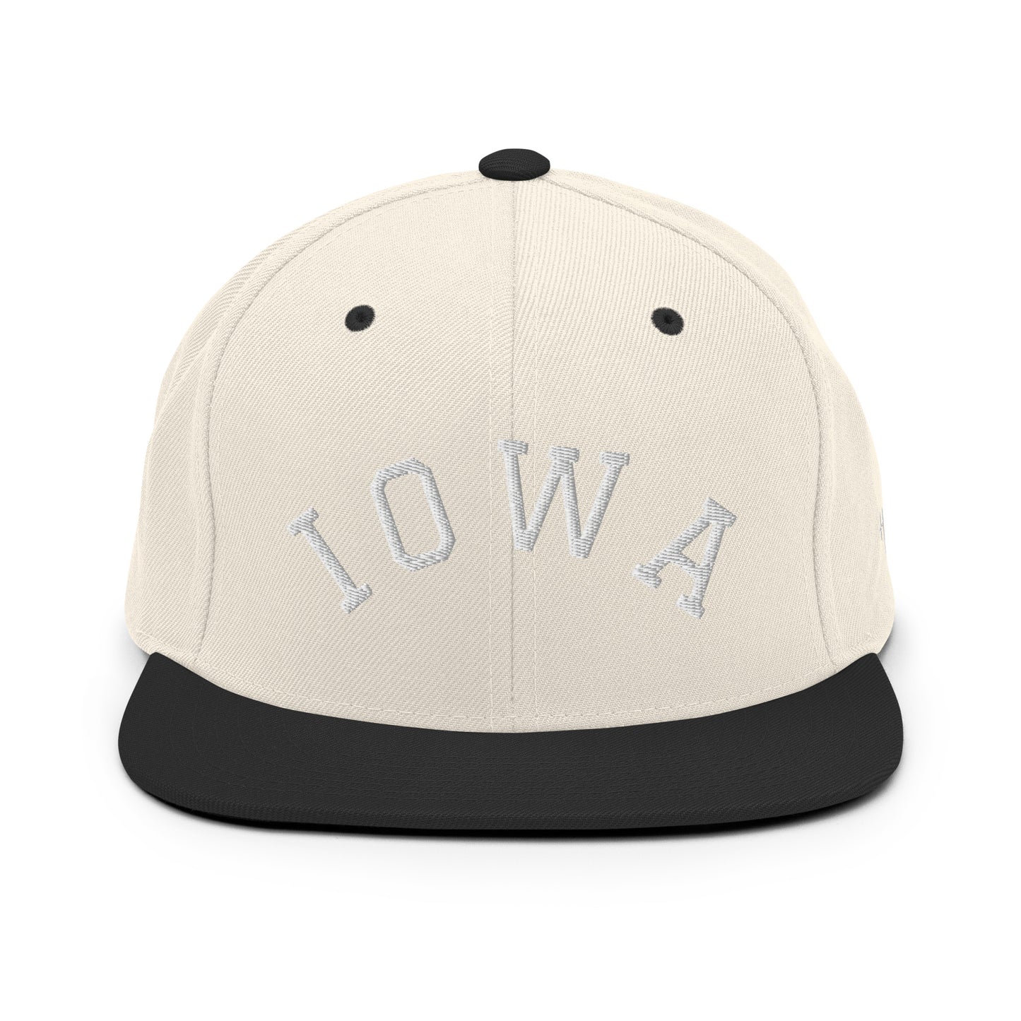 Iowa Arch 6 Panel Snapback Hat