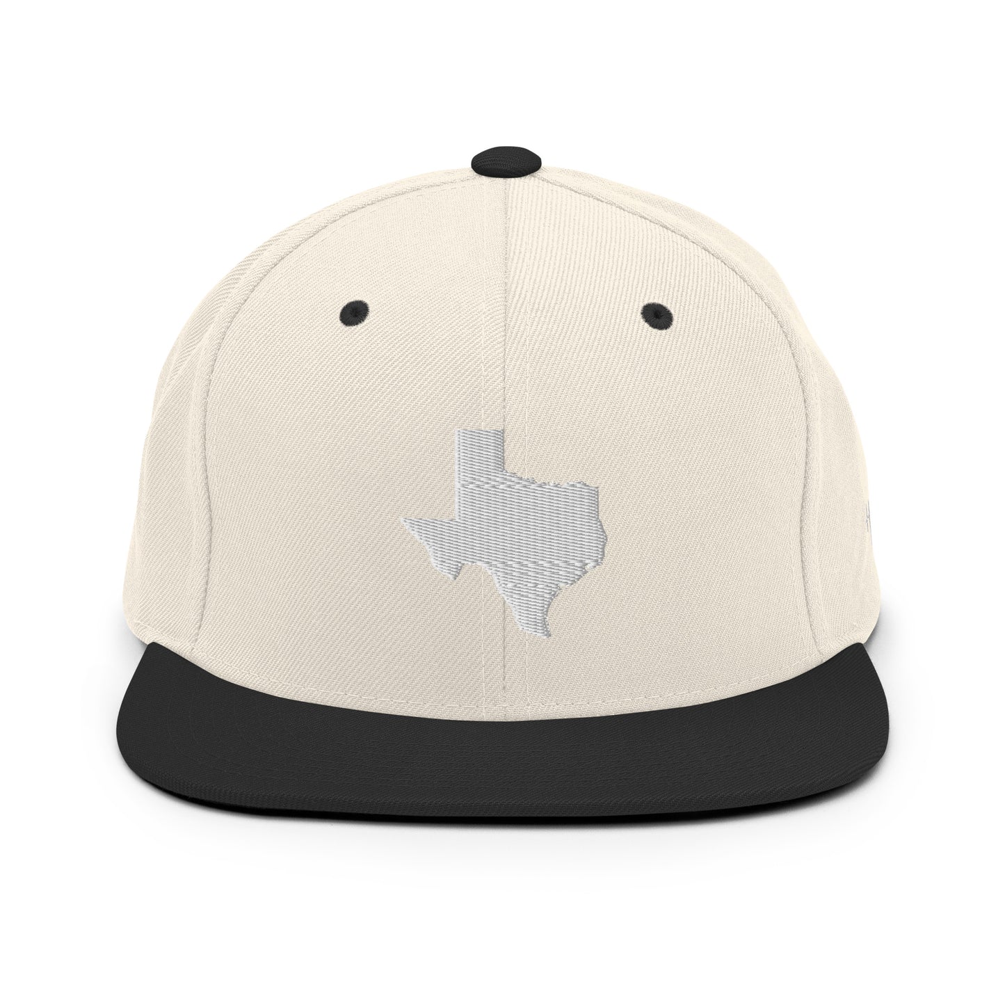 Texas State Silhouette 6 Panel Snapback Hat