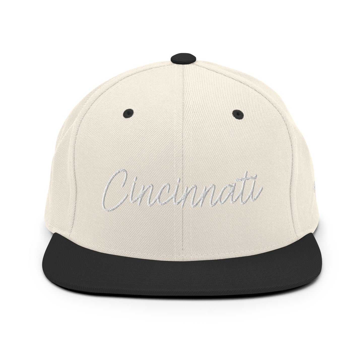 Cincinnati Retro Script 6 Panel Snapback Hat