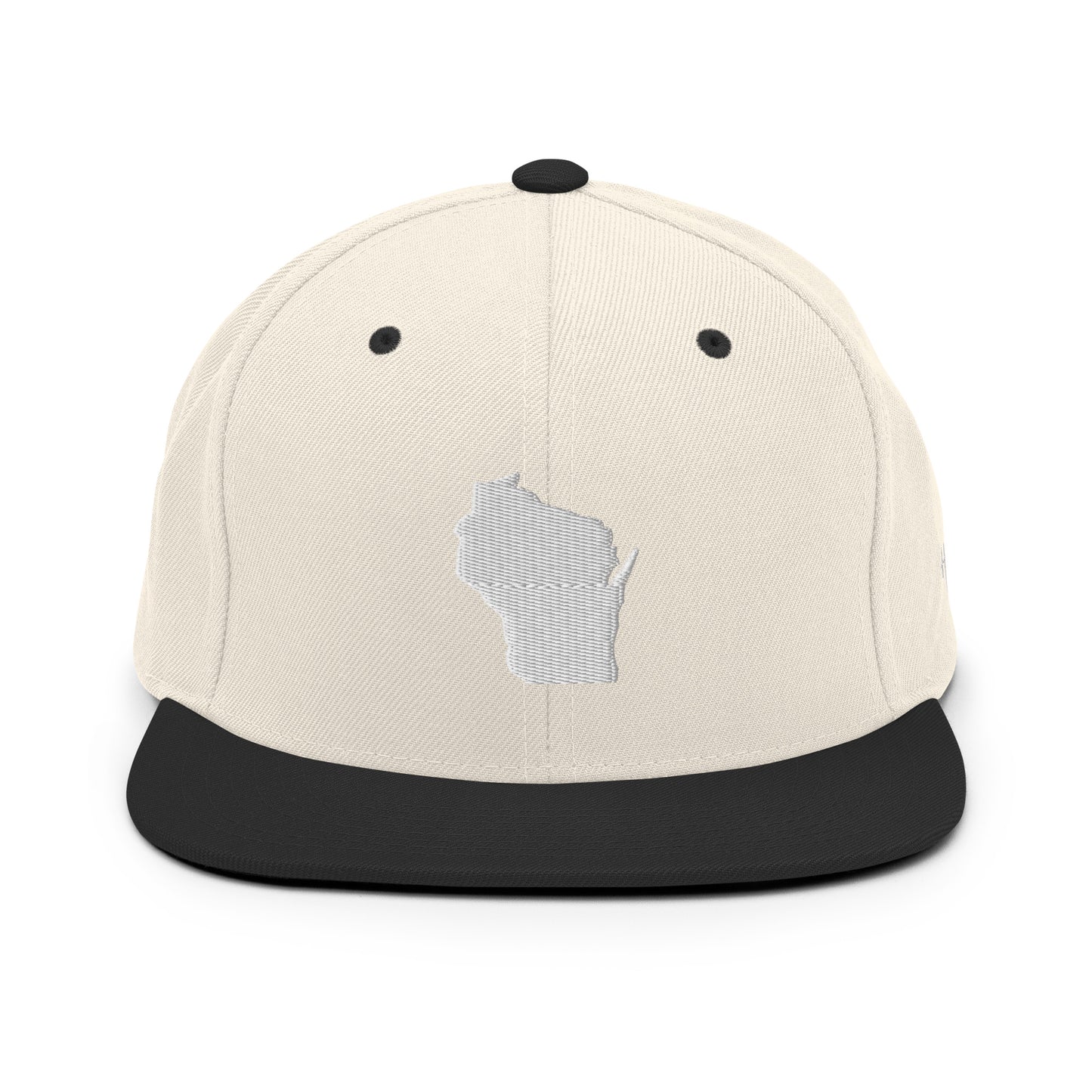 Wisconsin State Silhouette 6 Panel Snapback Hat