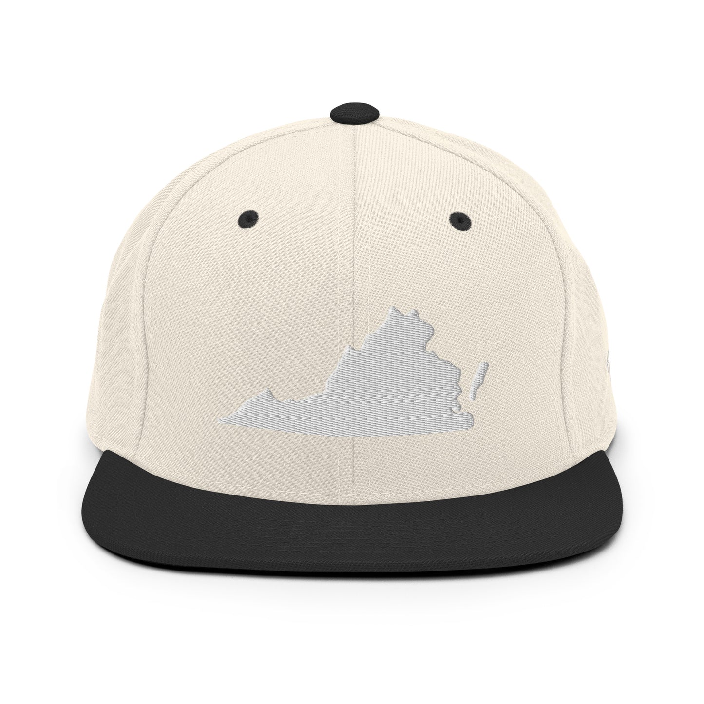 Virginia State Silhouette 6 Panel Snapback Hat