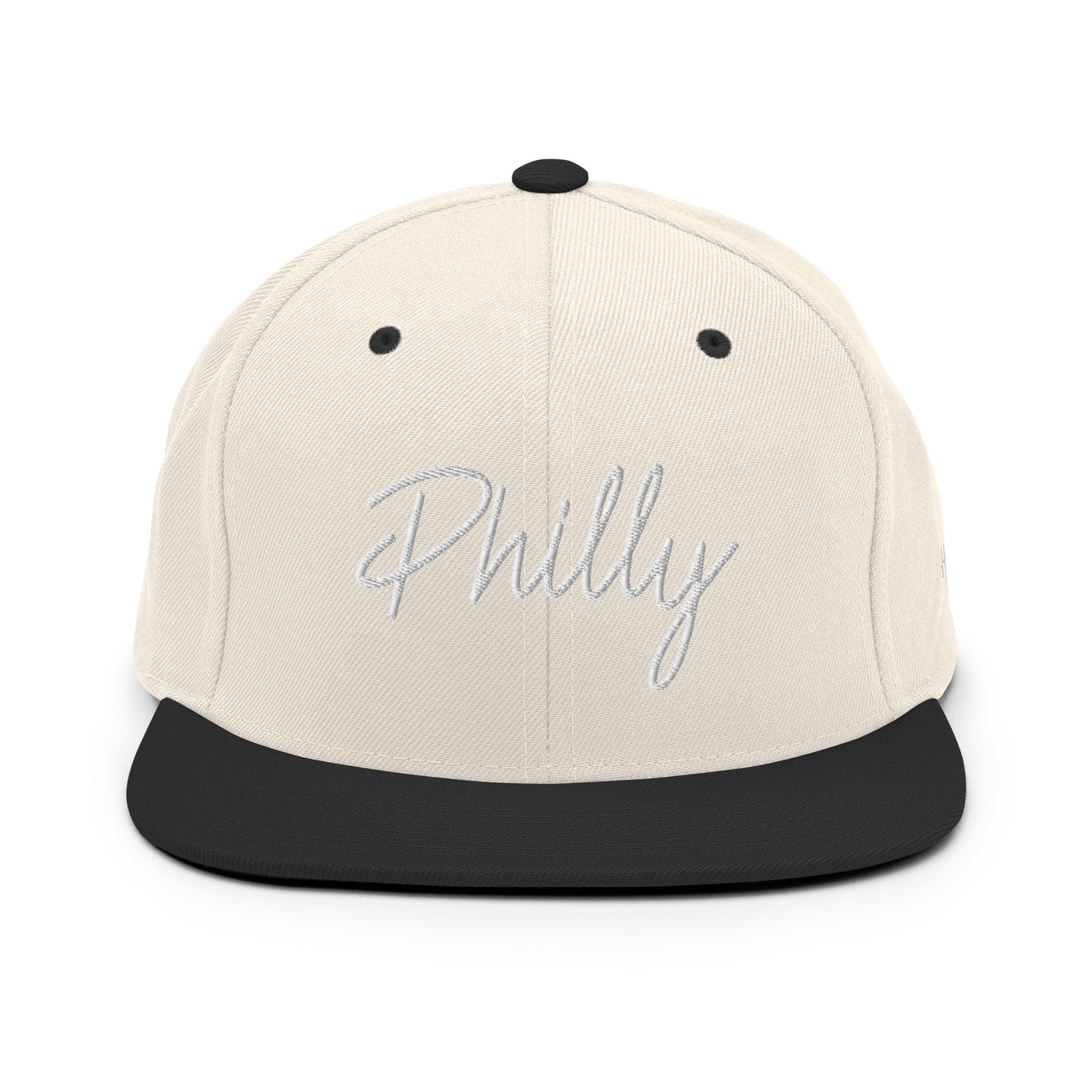 Philly Retro Script 6 Panel Snapback Hat