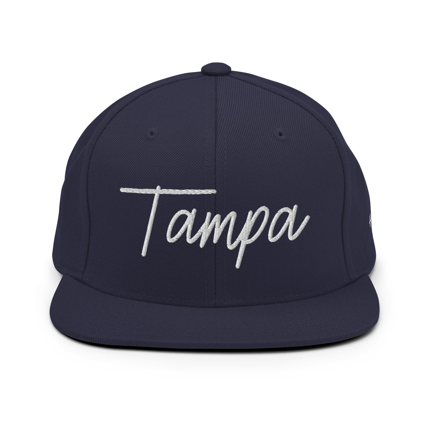 Tampa Retro Script 6 Panel Snapback Hat