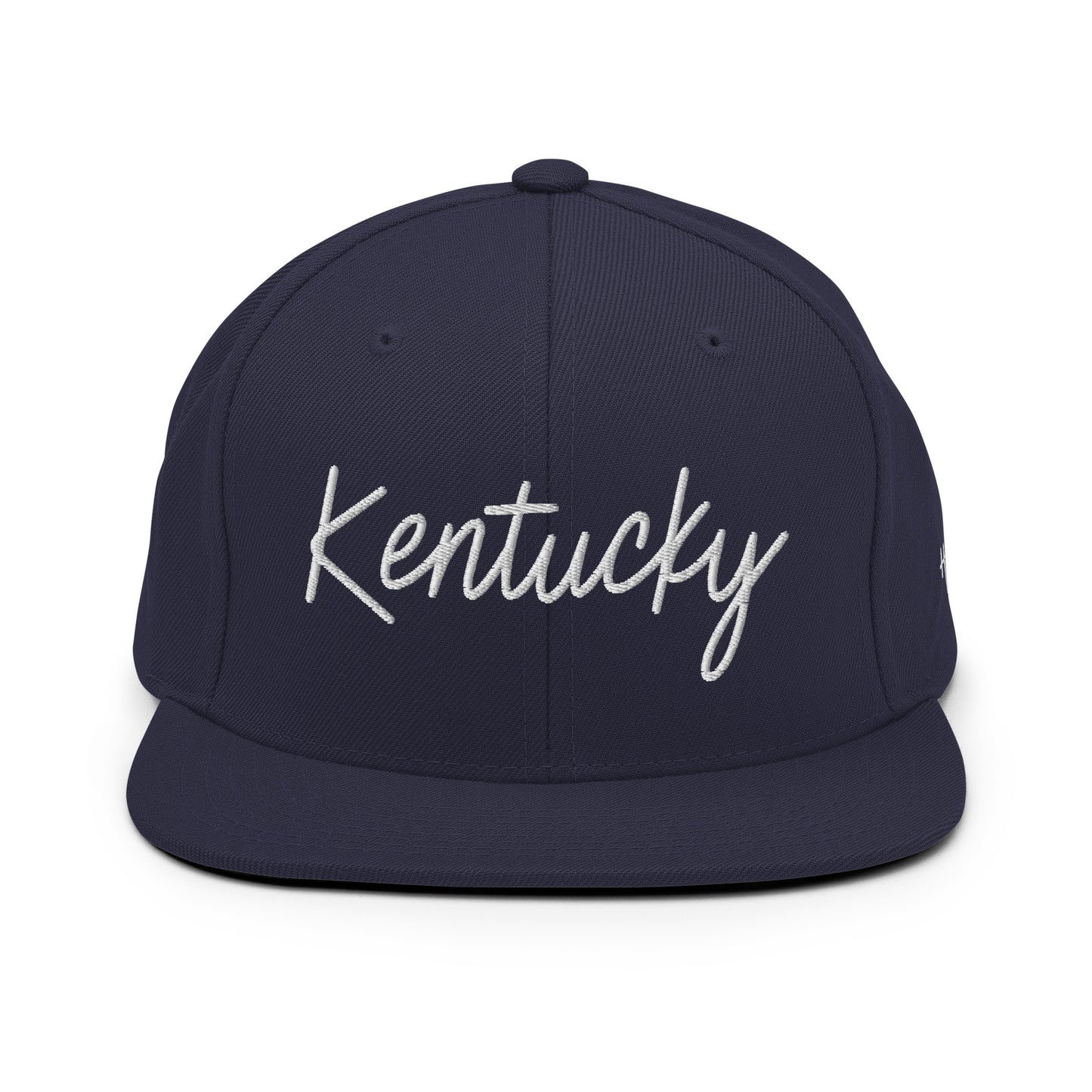 Kentucky Retro Script 6 Panel Snapback Hat